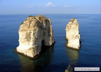 Pigeon Rocks, Lebanon