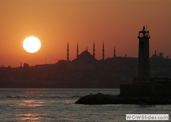 Sunset in Istanbul