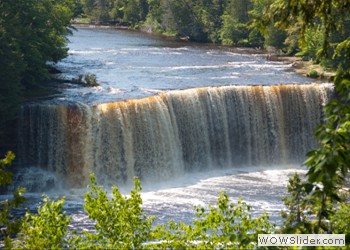 Orange Waterfall, Michigan